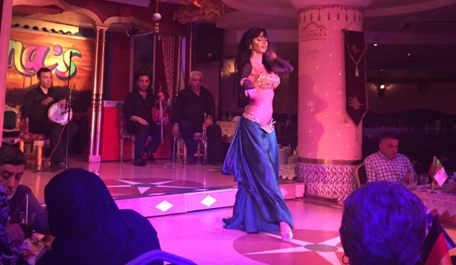 Didem, Istanbul's top belly dancer, steps out on stage